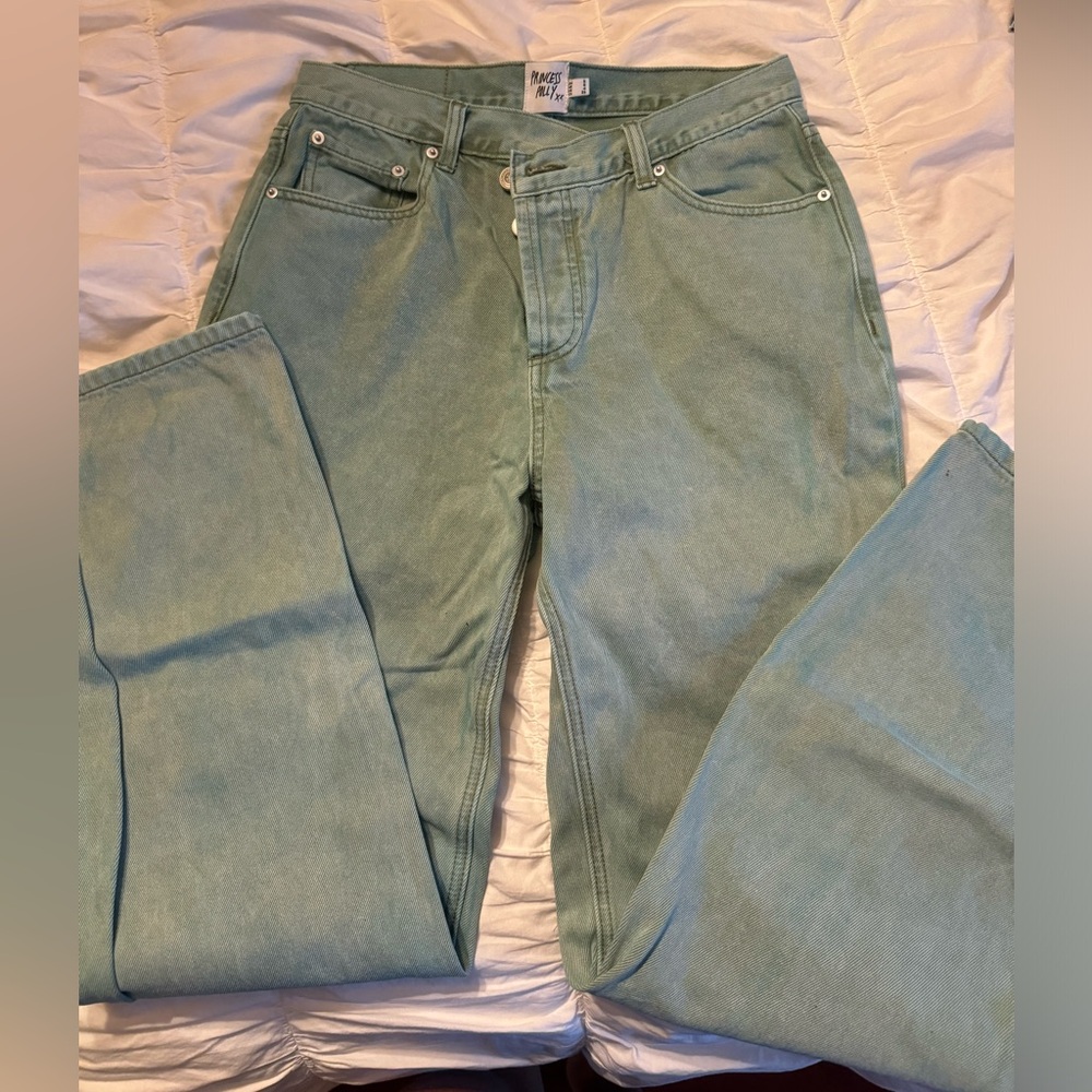 Princess Polly Holly Asymmetric Straight Leg Jean